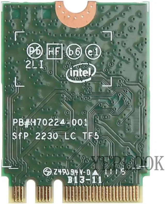 Alt view image 2 of 5 - JAENFONG AC8260 8260NGW 8260AC Intel Wireless-AC 8260 867Mbps Bluetooth 4.2 Dual Band 2.4+5GHz NGFF M.2 WIFI Card