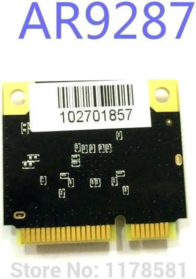 Alt view image 2 of 2 - JAENFONG High power Compex WLE200N2 / 802.11 n/b/g 2x2 MIMO / Half-Size PCI-Express MiniCard (Qualcomm Atheros AR9287) 16dBm