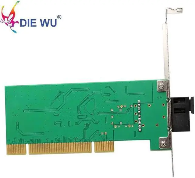 Alt view image 2 of 3 - JAENFONG PCI SFP NIC Fiber Network Card Megabit 10/100Mbps PCI with ICplus100A Ethernet Controller