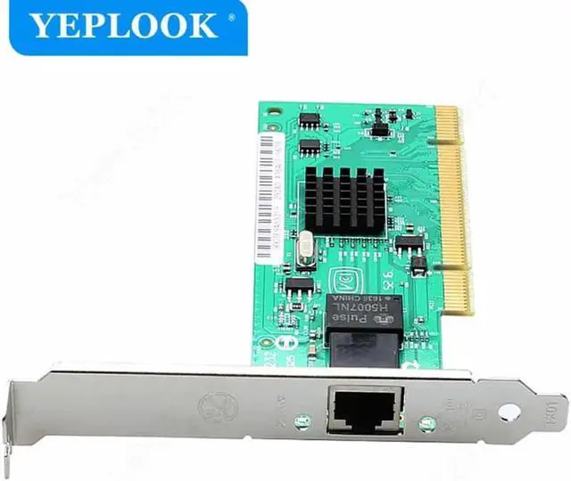 Alt view image 3 of 6 - JAENFONG PCI 10/100/1000Mbps RJ45 Gigabit Network Card Diskless Fast Ethernet Adapter Controller Lan Card 8390MT Intel 82540 Chipset