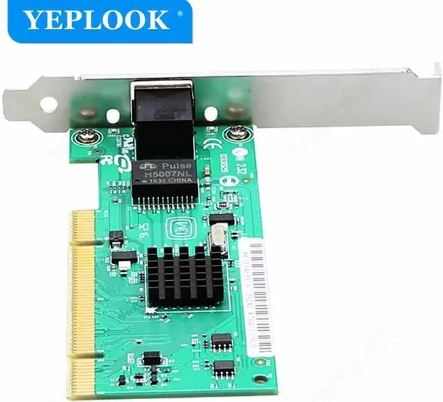 Alt view image 6 of 6 - JAENFONG PCI 10/100/1000Mbps RJ45 Gigabit Network Card Diskless Fast Ethernet Adapter Controller Lan Card 8390MT Intel 82540 Chipset