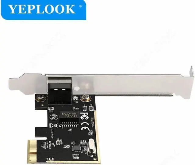 Alt view image 2 of 6 - JAENFONG PCIe 1X Single RJ45 Lan Card 10/100Mbps PCI Express Network Card Controller Chipset Realtek8106E For Desktop PC Computer
