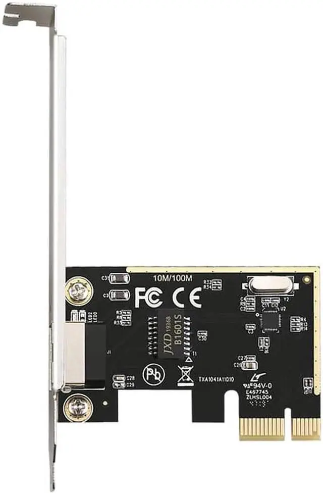 Alt view image 4 of 6 - JAENFONG PCIe 1X Single RJ45 Lan Card 10/100Mbps PCI Express Network Card Controller Chipset Realtek8106E For Desktop PC Computer