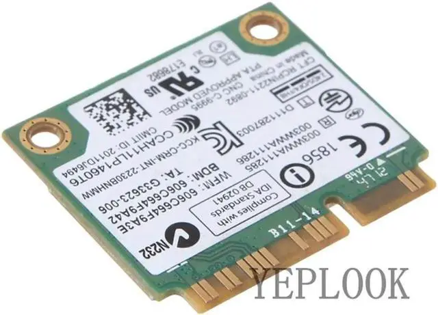 Alt view image 3 of 5 - JAENFONG 2230 2230BNHMW 300Mbps Wi-Fi+BT 4.0 Wireless-N Wi-Fi Adapter Half Mini PCI-e Wireless Wifi Wlan Card Network card