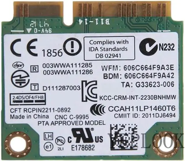 Alt view image 5 of 5 - JAENFONG 2230 2230BNHMW 300Mbps Wi-Fi+BT 4.0 Wireless-N Wi-Fi Adapter Half Mini PCI-e Wireless Wifi Wlan Card Network card