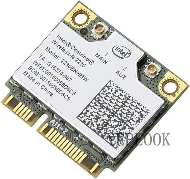 Alt view image 2 of 5 - JAENFONG 2230 2230BNHMW 300Mbps Wi-Fi+BT 4.0 Wireless-N Wi-Fi Adapter Half Mini PCI-e Wireless Wifi Wlan Card Network card