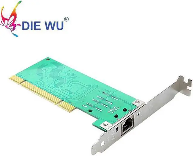 Alt view image 3 of 4 - JAENFONG 10/100/1000M PCI Network card RJ-45 LAN Adapter Converter Network Controller with Realtek8169 chipset