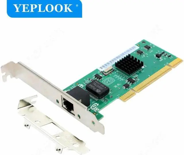 Alt view image 2 of 5 - JAENFONG PCI 10/100/1000Mbps RJ45 Gigabit Network Card Diskless Fast Ethernet Adapter Controller Lan Card 8390MT Intel 82540 Chipset