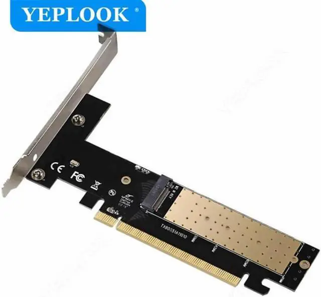 Alt view image 2 of 5 - JAENFONG M.2 NVMe SSD NGFF to PCIe X16 adapter M Key Interface Card Suppor PCI Express 3.0 For 2230 2242 2260 2280 Size