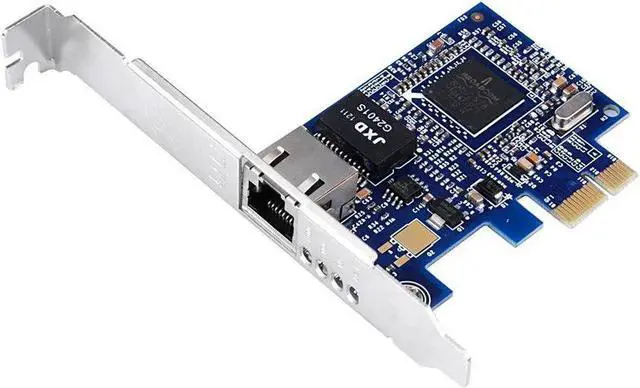 Main image of JAENFONG PCI Express Gigabit Ethernet Network Card Adapters Slot RJ45 NIC with Boardcom BCM5751 10/100/1000M Blue PCB