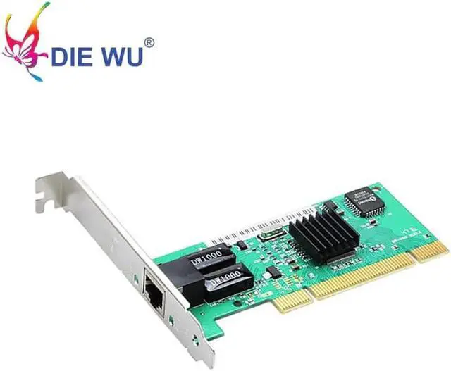 Main image of JAENFONG PCI 10/100/1000mbps 1x RJ45 Port Lan Network Card Chipset RTL8169 Support Wake on & Wake Up Auto Detection & Correction TXA013
