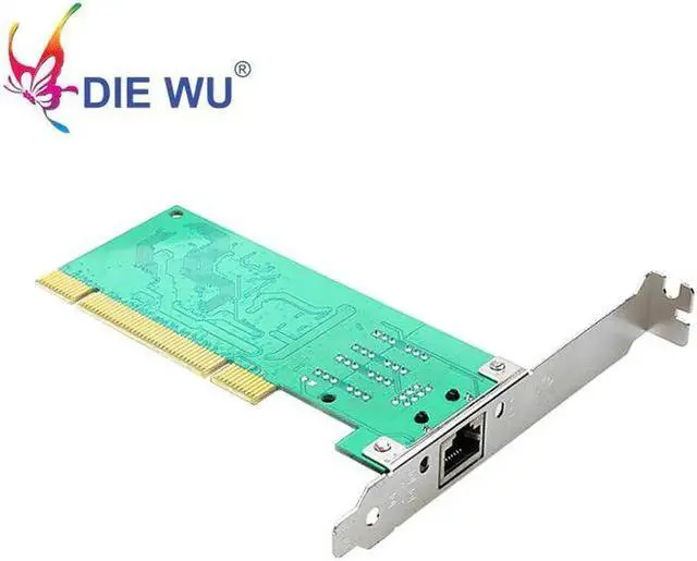 Alt view image 3 of 4 - JAENFONG PCI 10/100/1000mbps 1x RJ45 Port Lan Network Card Chipset RTL8169 Support Wake on & Wake Up Auto Detection & Correction TXA013