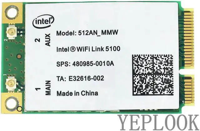 Main image of JAENFONG 5100 512AN MMW 300Mbps Wireless PCI-E Wifi Dual band 2.4G/5Ghz 802.11N for Laptops General Edition WIFI CARD WLAN Card