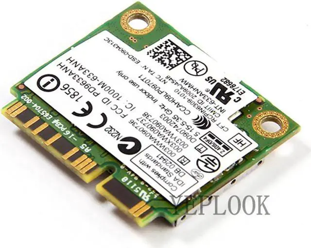 Alt view image 5 of 5 - JAENFONG Wireless Wifi Card 6300 633ANHMW 6300AGN Dual band 2.4Ghz and 5.0Ghz 450Mbps Mini Half PCI-e 802.11a/g/n For Intel Ultimate-N for laptop