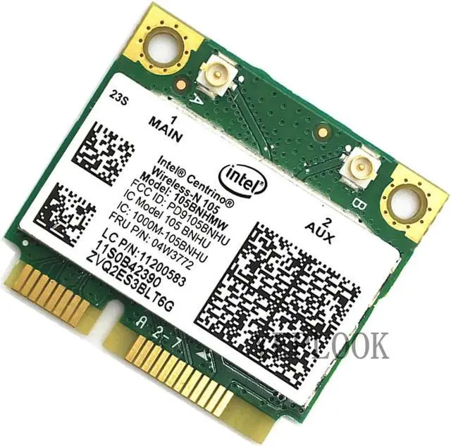 Alt view image 4 of 4 - JAENFONG 105BNHMW WiFi Card Wireless-N 105 Mini PCI-E 150Mbps 2.4GHz 802.11B/G/N WiFi Adapter For E73 E93