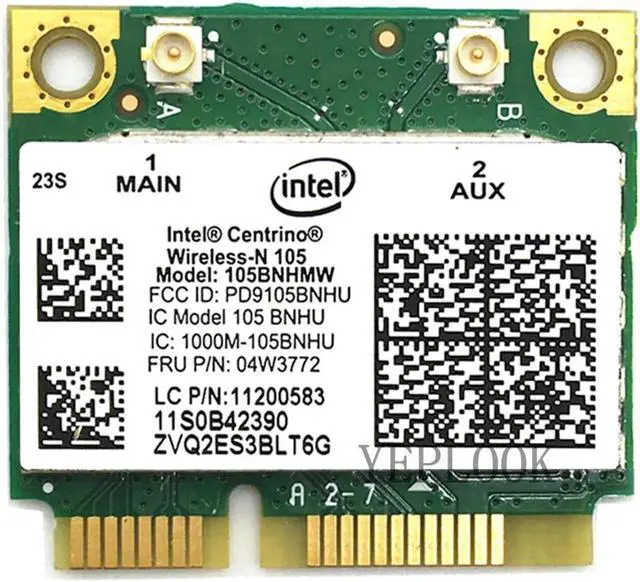 Main image of JAENFONG 105BNHMW WiFi Card Wireless-N 105 Mini PCI-E 150Mbps 2.4GHz 802.11B/G/N WiFi Adapter For E73 E93