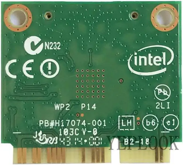 Alt view image 2 of 5 - JAENFONG Wifi Card 7260NB 7260HMW 7260 NB 300Mbps Dual Band 2.4G/5Ghz Mini PCI-E 802.11N General Edition for Laptops Desktop Advertising Device