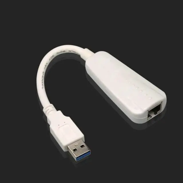 Alt view image 3 of 6 - JAENFONG 10/100/1000Mpbs USB 3.0 to RJ45 Wired Lan Adapter Ethernet Network Card For Laptop Desktop TV Box Android TV Chipset Realtek 8153