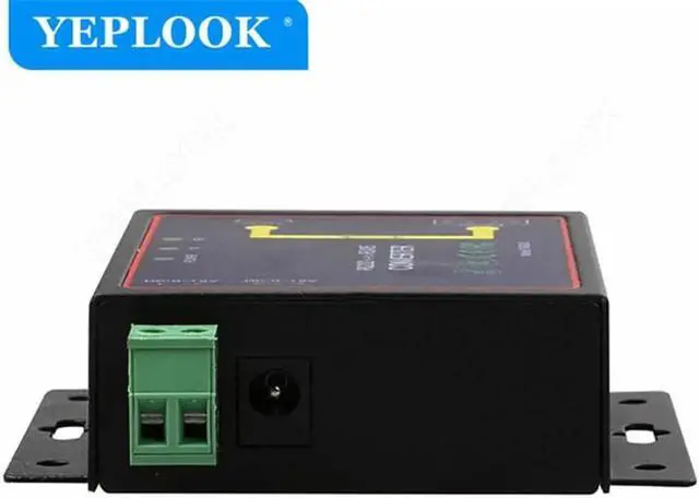 Alt view image 2 of 5 - JAENFONG RS232 to RS485 Serial Network Ethernet Device Server Active Converter DB9 Female with Power Supply Cable for Industrial Use