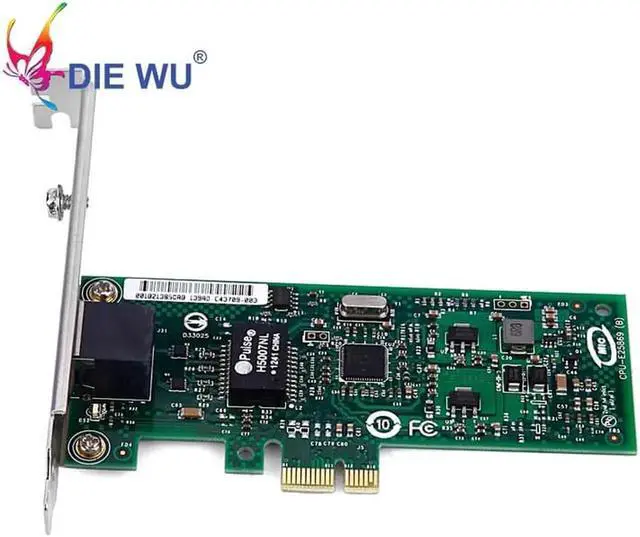 Alt view image 4 of 4 - JAENFONG PCIe x1 Single RJ45 Port 10/100/1000Mbps 1 Gigabit Controller Adapter Chipset Intel 82574 NIC Interface Card with Short Bracket