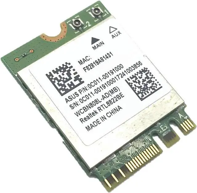 Main image of JAENFONG Realtek RTL8822BE 802.11AC 2.4G/5GHz WiFi Bluetooth 4.1 NGFF Wireless Adapter M.2 WIFI CARD