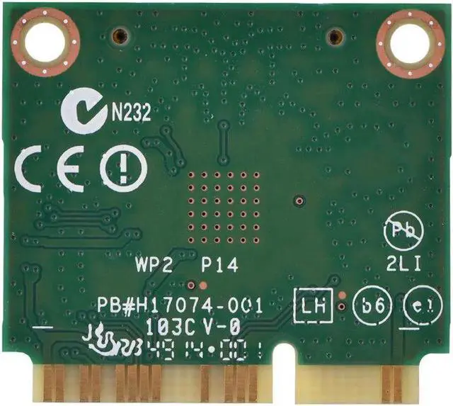 Alt view image 2 of 7 - JAENFONG For Intel 7260 7260HMW Dual Band Wireless Bluetooth Wifi Card Mini PCI-E 300Mbps