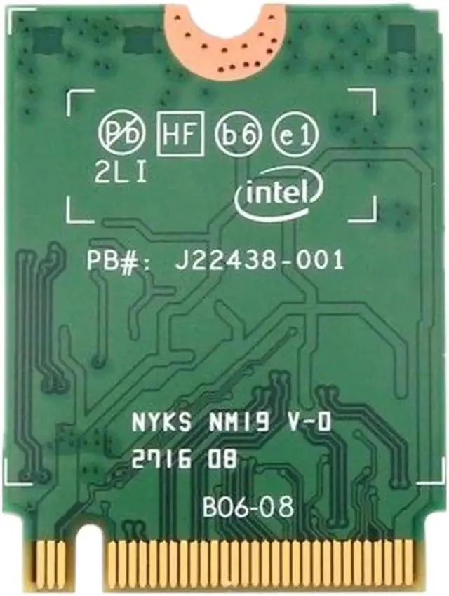 Alt view image 2 of 4 - JAENFONG Tri-Band Wireless-AC 18265 wifi Adapter 2.4G/5G BT 4.2 For Intel 18265NGW Bluetooth 4.2 WIFI Module 867Mbps Wireless Card