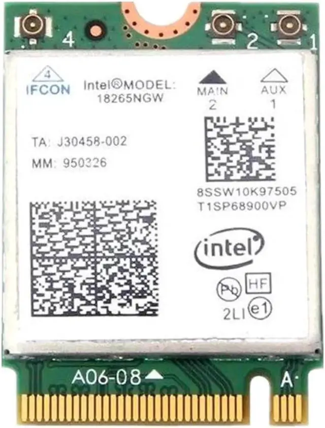 Alt view image 4 of 4 - JAENFONG Tri-Band Wireless-AC 18265 wifi Adapter 2.4G/5G BT 4.2 For Intel 18265NGW Bluetooth 4.2 WIFI Module 867Mbps Wireless Card