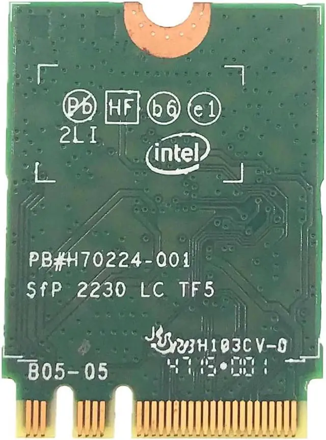 Alt view image 2 of 5 - JAENFONG With 6DBI Dual Band MHF4 RP-SMA Antennas set + Wireless-AC Intel 8260 8260NGW NGFF wifi 867Mbps 802.11ac Bluetooth 4.2 Card