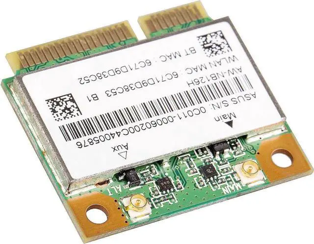 Alt view image 4 of 6 - JAENFONG AR5B225 WiFi 300Mbps Bluetooth Wireless Half Mini Size PCI-e Card 802.11abgn
