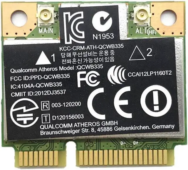 Main image of JAENFONG For 655 CQ58 ENVY M4 M6 DV7 QCWB335 WIFI Wireless 150M + Bluetooth BT 4.0 Card