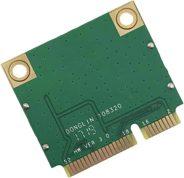 Alt view image 3 of 3 - JAENFONG For Intel 7265 IT-7265HMW 7265D2W 802.11ac 300Mbps Dual Band MINI PCI-E WiFi Bluetooth 4.0 card for win 7/8/10