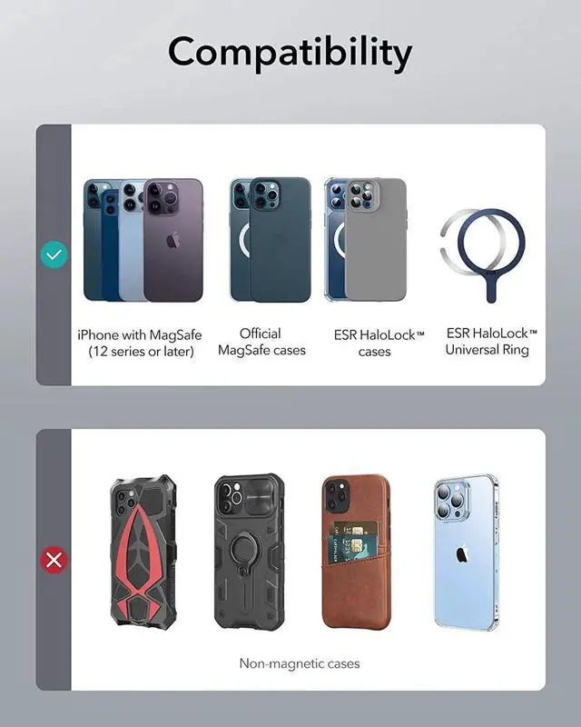 Alt view image 3 of 7 - for MagSafe Charger 15W Wireless Charger for iPhone 16 Pro Max/16 Pro/16/16 Plus/15/14/13/12 Magnetic Charging Pad for AirPods 4/3/Pro/Pro 2 Galaxy S25 Series with Dual USB A/C Ports Silver