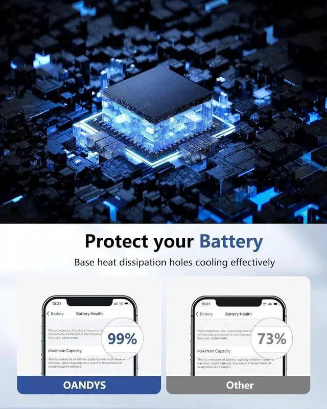 Alt view image 4 of 7 - Magnetic Wireless Charger Stand Certified 15W Fast Mag-Safe Charger with Sleep-Friendly Indicator Light for iPhone 16/15/14/13/12 Series Convertible Magnet Wireless Charging Station/Pad for AirPods