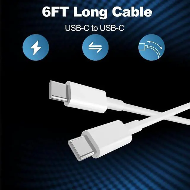 Alt view image 7 of 7 - iPhone 16 15 Charger Fast Charging 20W iPad USB C Fast Charger 2Pack 6ft USB C Wall Charger Block for iPhone 16/16 Pro/16 Pro Max/15/15 Plus/15 Pro/15 Pro Max iPad Pro/Mini MacBook