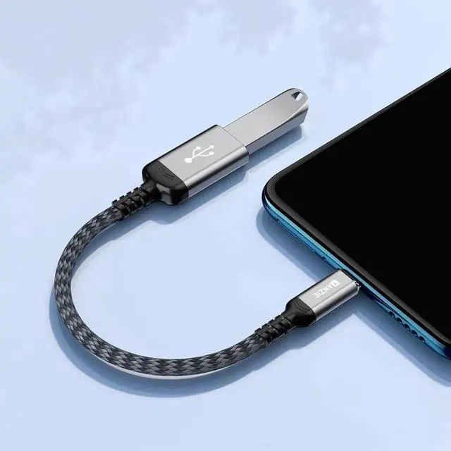 Alt view image 6 of 6 - JAENFONG 2-Pack USB-C Female to USB-A Female Adapter - Compatible with iPhone 15 Pro/Max MacBook Pro/Air iPad Pro Google Pixel Galaxy