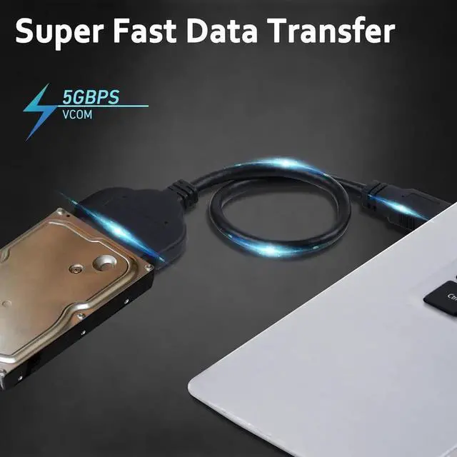 Alt view image 4 of 7 - JAENFONG SATA to USBSata to USB AdapterSATA to USB Cable for 2.5 inch HDD and SSD 5Gbps Superspeed Compatible with USB 2.0 1.1 Older SATA Connector