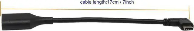 Alt view image 3 of 7 - USB C OTG Cable Type C 3.1 Male Cable SinLoon High Speed USB 3.0 (Type A) Female to USB 3.1 C (Type C) Male Left or Right 90 Degree Angle OTG Sync & Charge Converter Adapter Cable Cord(3.0F-CM 7inch)