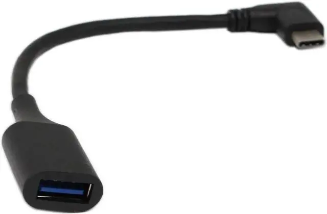 Alt view image 6 of 7 - USB C OTG Cable Type C 3.1 Male Cable SinLoon High Speed USB 3.0 (Type A) Female to USB 3.1 C (Type C) Male Left or Right 90 Degree Angle OTG Sync & Charge Converter Adapter Cable Cord(3.0F-CM 7inch)