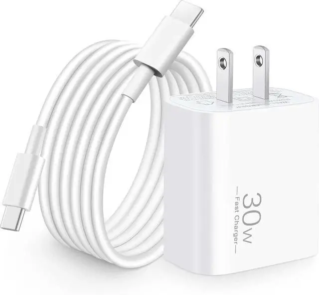 Main image of 30W USB C Fast Charger for Google Pixel 10/10 Pro XL/10 Pro Fold/9/9 Pro XL/8/8a/8 Pro/7/7a/6/5/4/3 XL 30 Watt Type C Super Fast Wall Charger Block with 6FT Charging Cable