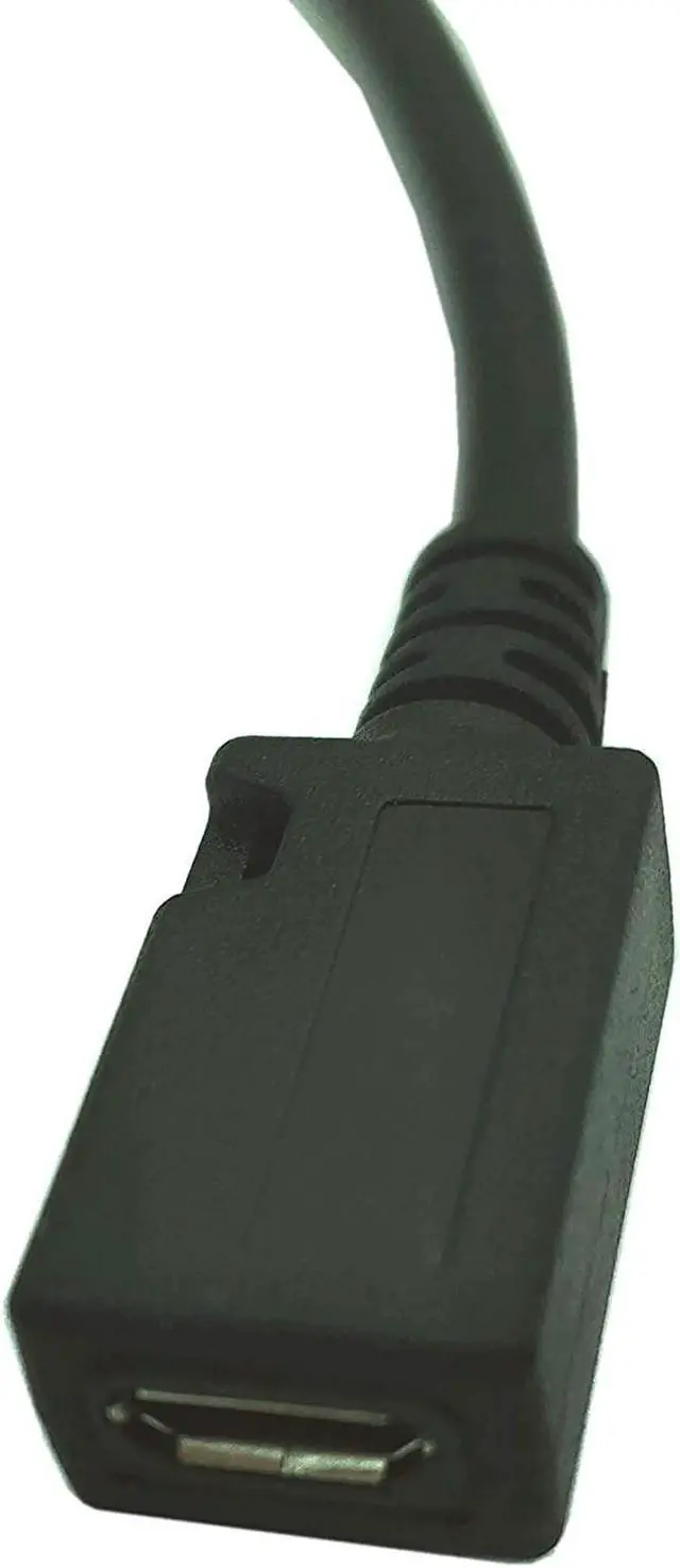 Alt view image 4 of 4 - JAENFONG USB C to Micro USB Cable 90 Degree USB Type C (USB-C) Male to Micro USB Female Adapter Converter Charging Cable(Only for Charging) (90 Degree TypeC M to Micro F)