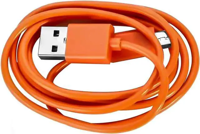 Alt view image 2 of 5 - Replacement Fast Charging Charger Cable Power Cord Wire Compatible for Ring Enabled Video Doorbell (2020 Release) 2/3/3 Plus/4 Doorbell Pro/Plus and Camera Battery Charging Cable (3.3ft Orange)