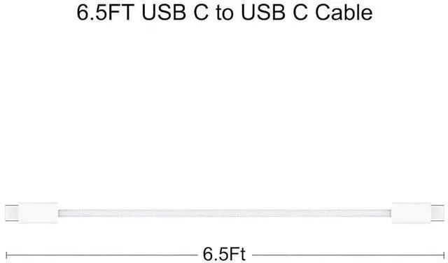 Alt view image 4 of 6 - 6FT 20W Fast Charger Adapter for AirPods 4 Gen 4 Generation 2 2nd AirPod Max 2024 iPhone 16e 16 15 iPad Air Pro 13/12.9 10th 5/4 USB Type C Woven Cable Charging Heads and More