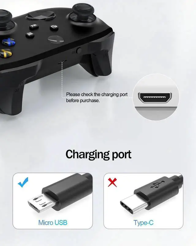 Alt view image 2 of 7 - Micro USB Charger Cable Fit for PS4 Controller DualShock 4 Xbox One S X Streaming Stick Express Premiere+ Fire TV Stick Android Phone Kindle Tablet Data Sync Power Charging Cord