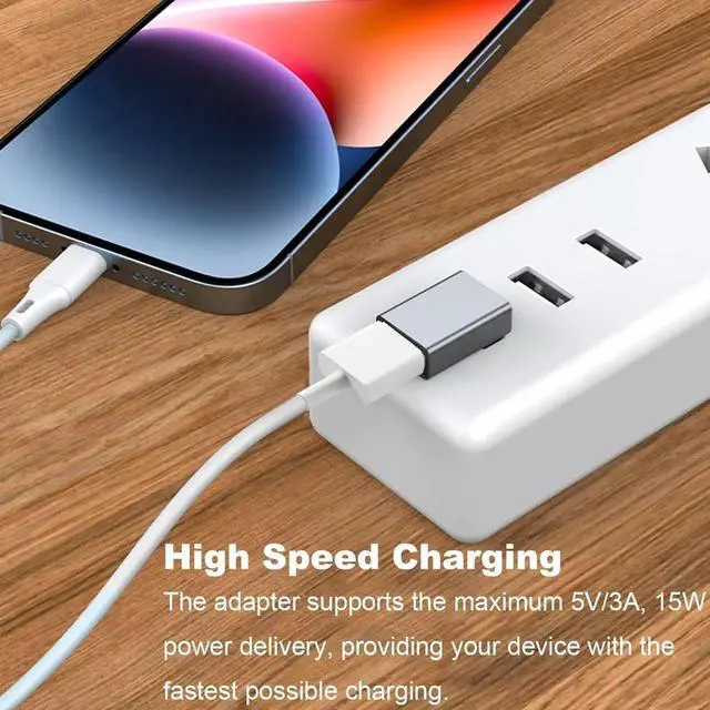 Alt view image 4 of 7 - JAENFONG 90 Degree USB 3.0 Adapter 2 Pack Upward Angle USB A Male to Female Converter Extender for PC Laptop USB A Charger Power Bank and More (Grey)