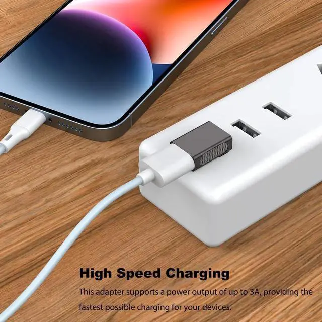 Alt view image 4 of 6 - JAENFONG 90 Degree USB 3.0 Adapter (4 Pack) Up Down Left and Right Angle USB-A Male to Female Extender Connector