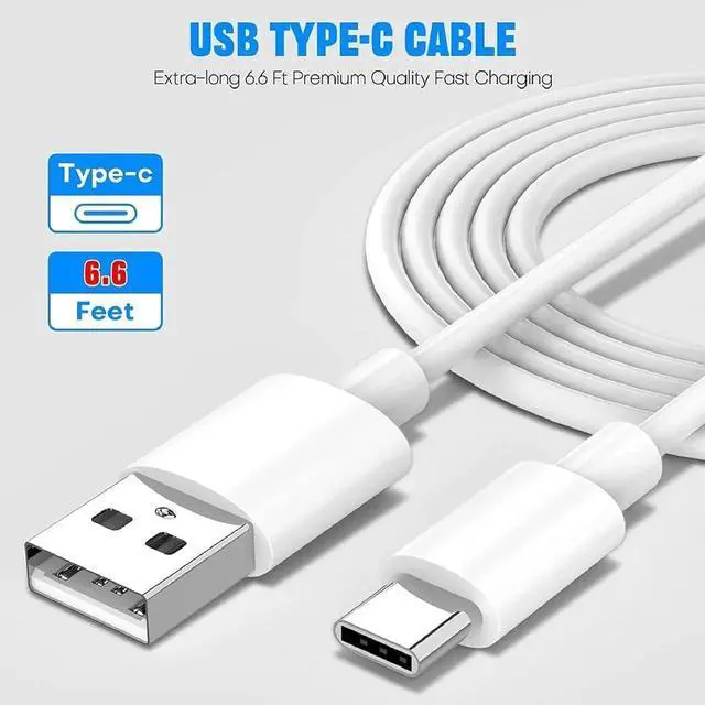 Alt view image 4 of 7 - for Fast Charging Cord 6FT Type C Charger USB Wall Charger Block Fast Charger for Galaxy S9 S10 S10+ S20 S21 S22 S23 S24 S25 Plus/Ultra/FE A55/A54/A56/A16/A15/A14/A25/A35 Note 20/10/9
