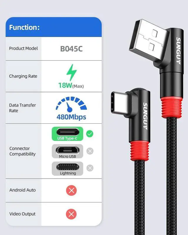 Alt view image 5 of 7 - JAENFONG 6 inch/0.15M Right Angle USB C to A Cable 2Pack 3A Short 90 Degree USB to USBC Fast Charging Data Transfer Cord Nylon Braided for iPhone 16 15 Pro/Pro Max/Plus Galaxy S24/S23 iPad
