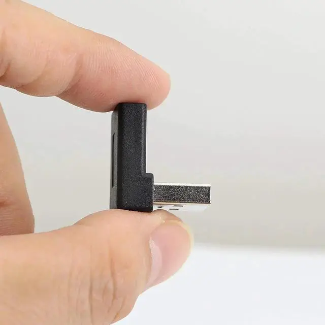 Alt view image 3 of 7 - JAENFONG 90 Degree USB to USB C Adapter (2-Pack) Right Angle Type-C Female to A Male Converter USB3.2 C Type Plug Adapter Vertical USB Port Changer Extender Connector (Up+Down Angle)