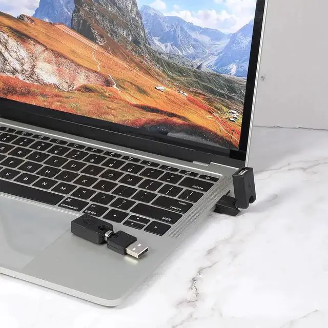 Alt view image 3 of 7 - JAENFONG 2 Pcs USB 2.0 Adapter USB 90 Degree Adapter Rotating and Swivel Twist USB 2.0 Type A Male to Type A Female 360 Degre Rotation Adjustable Right Angle Extension Convertor (AM-FM)